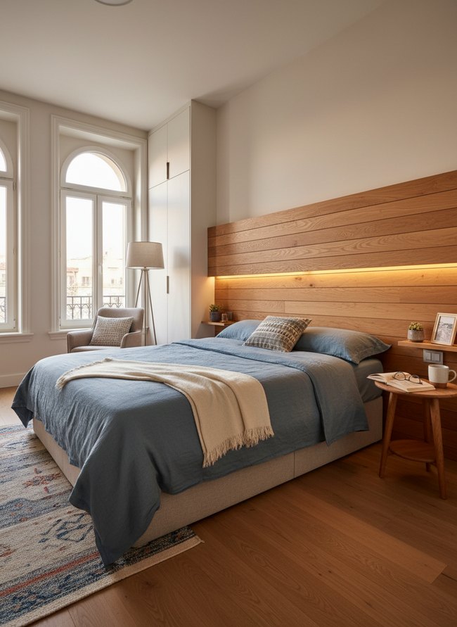 Integrated Lighting Headboard