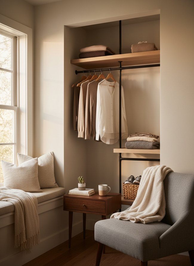Adjustable Rod Shelf Unit