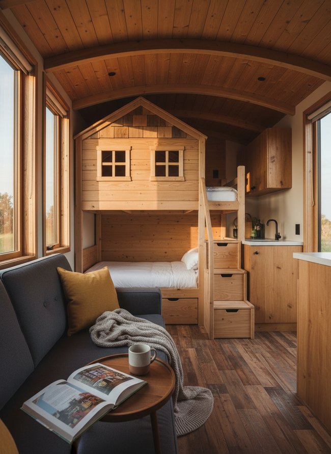 Playhouse Inspired Bunk Set