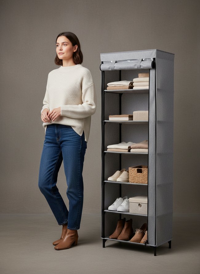 Slimline Armoire Organizer
