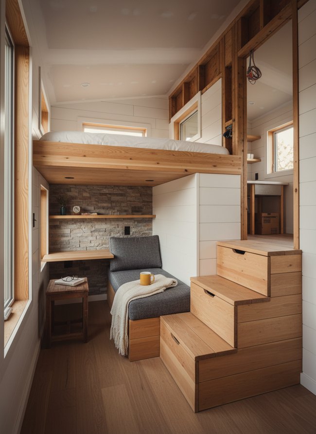 Elevated Sleeping Platform