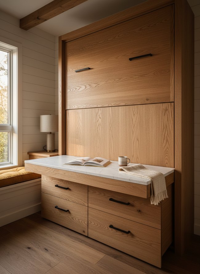 Murphy Bed With Desk