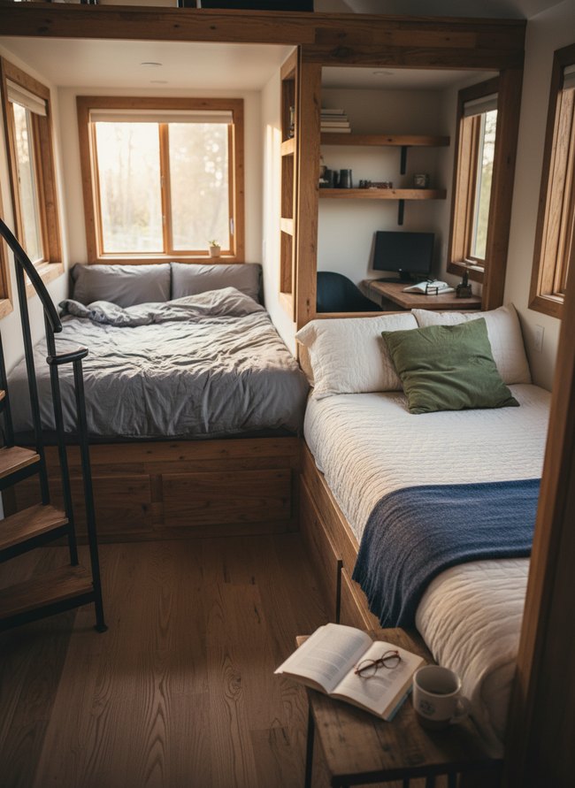 Queen Alcove Sleeping Area