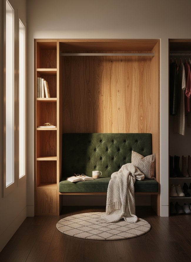 Velvet Tufted Nook Cove