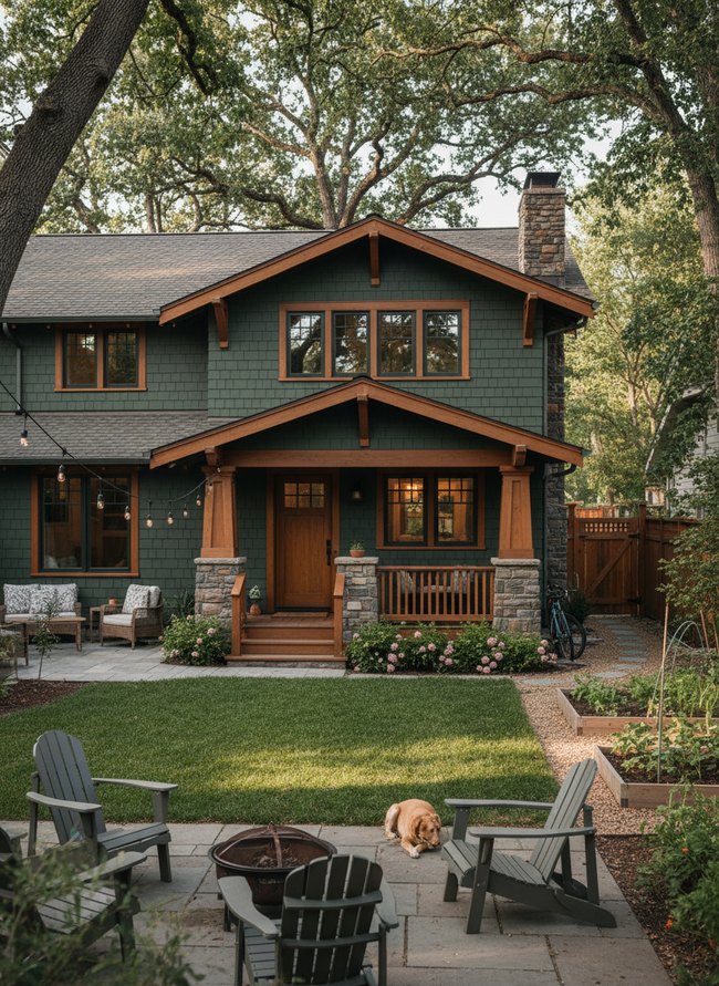 Craftsman Style Secondary Residence