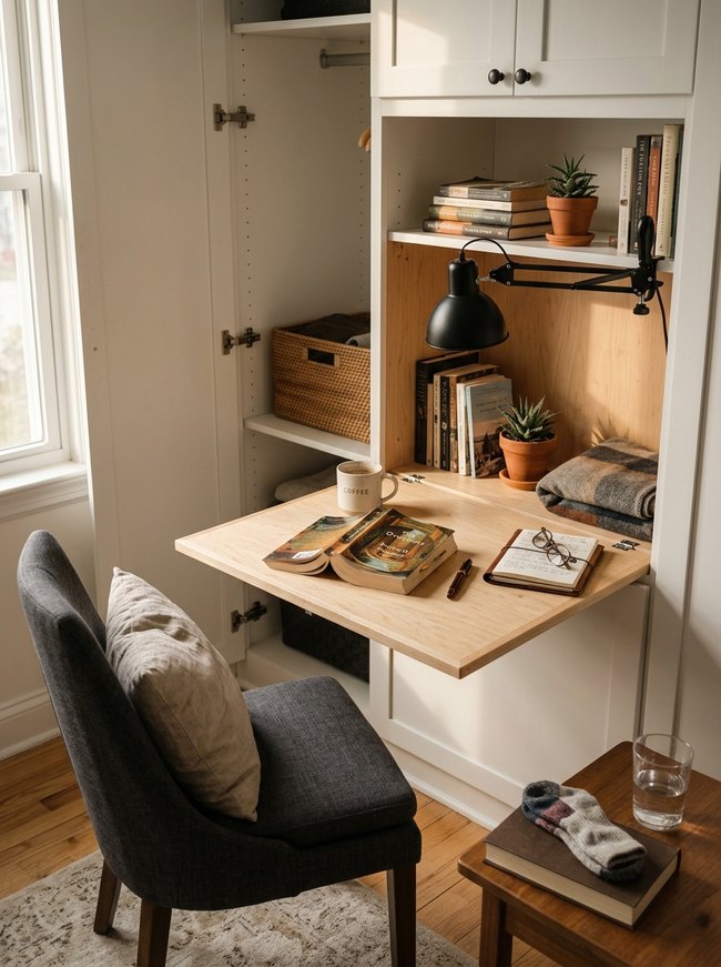 Foldaway Desk Reading