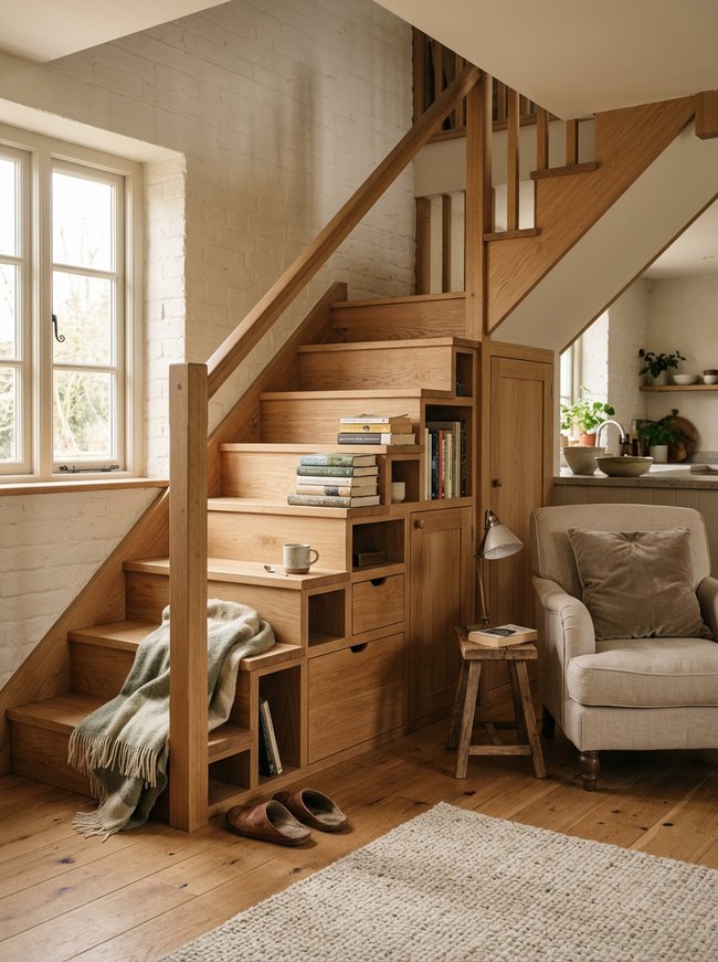 Integrated Storage Staircase