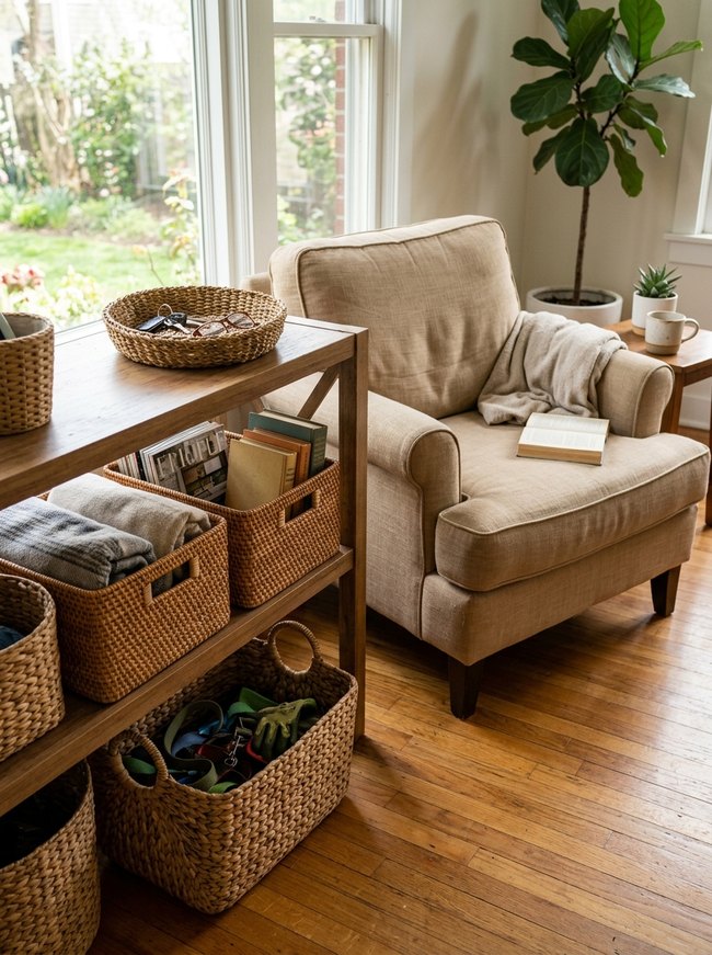 Woven Basket Organization System