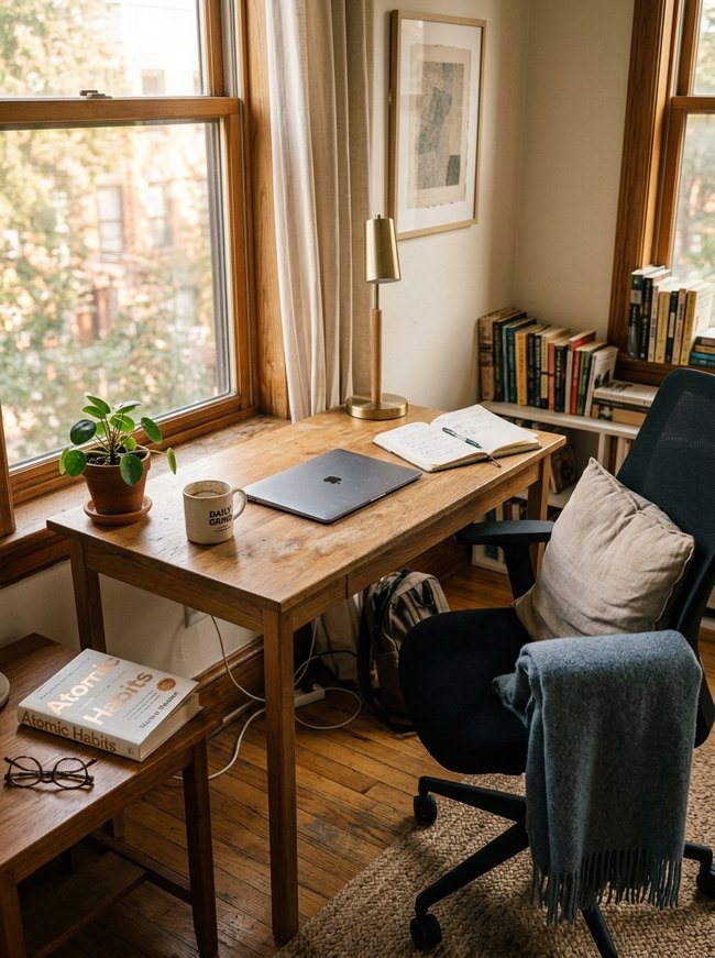 Sleek Compact Desk