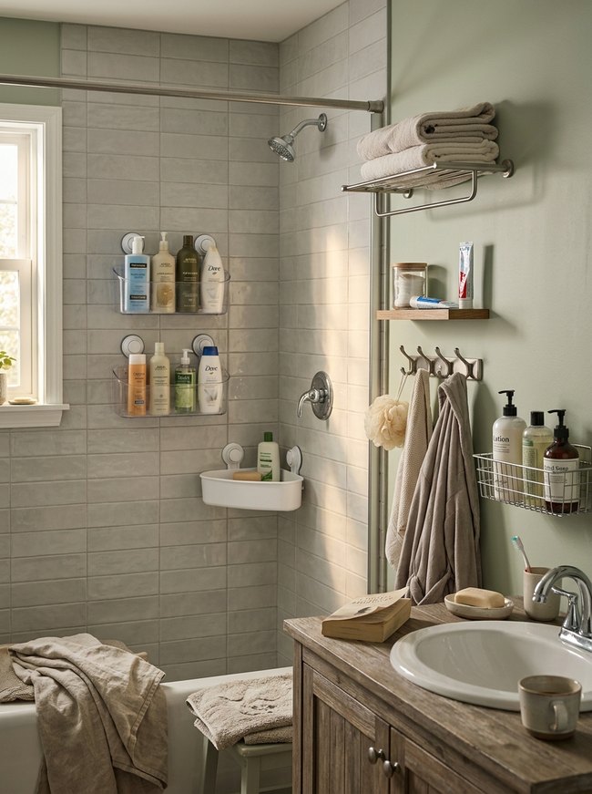 Suction Cup Shower Organizer
