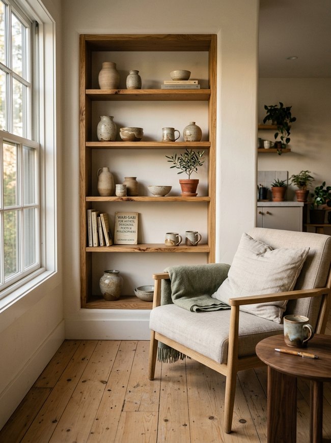 Earthenware Display Shelf
