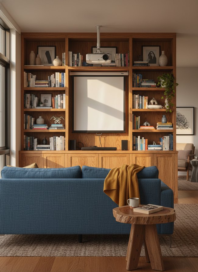 Tall Bookshelf Divider