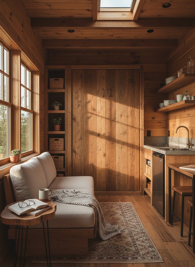 Rustic Wood Foldout