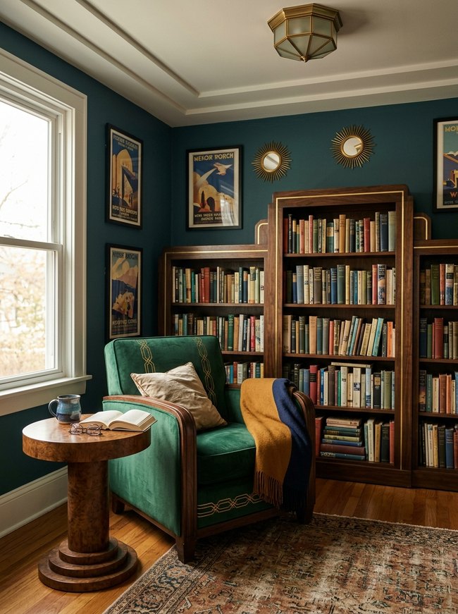 Art Deco Book Nook