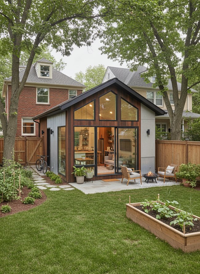 Transitional Open Concept ADU