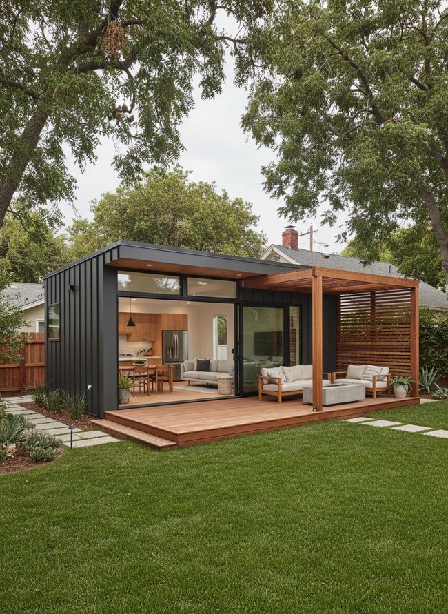 Integrated Indoor-Outdoor ADU