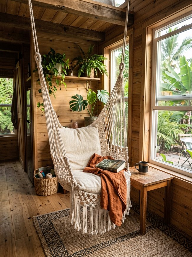 Macrame Swing Nook