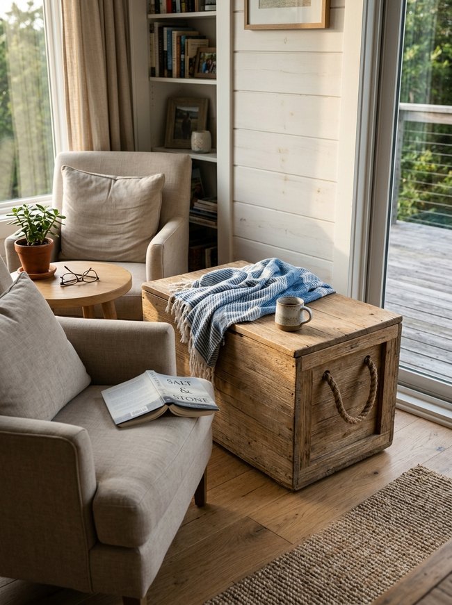 Coastal Rope Handle Chest