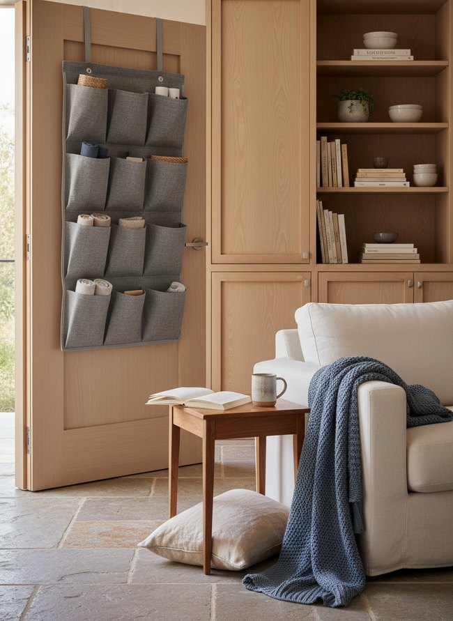 Pocketed Fabric Door Organizer