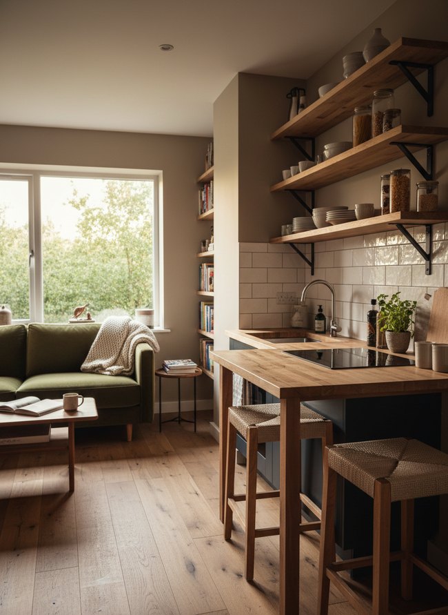 Wall-Mounted Shelf Kitchen