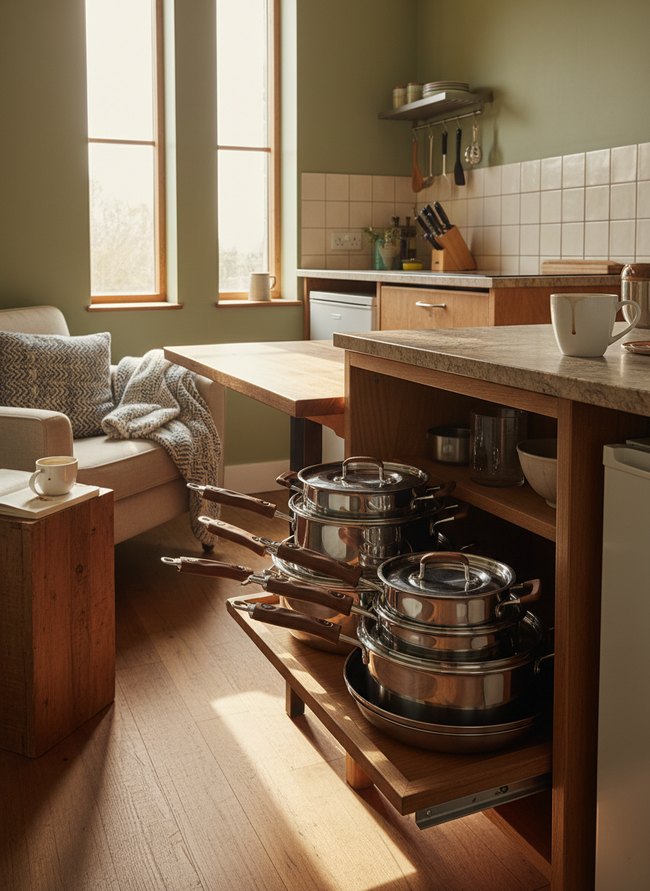 Integrated Lid Storage Design