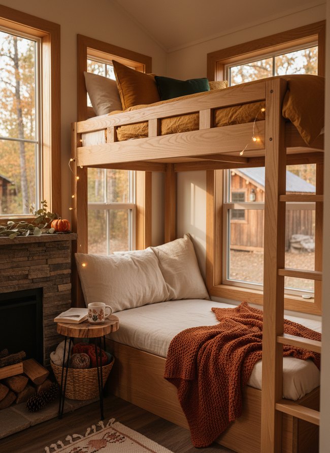 Acorn Charm Loft Bed