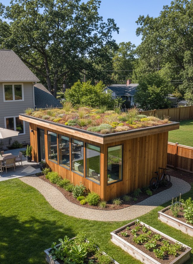 Sustainable Green Roof Extension