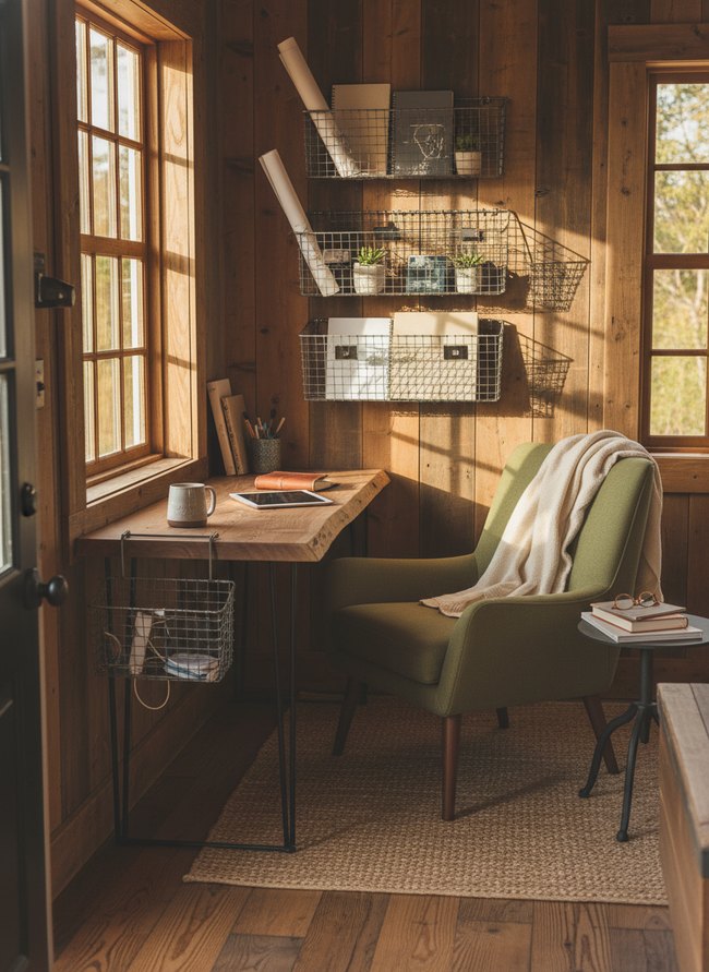 Wire Mesh Wall Baskets