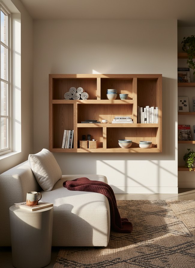 Minimalist Wall Cubby