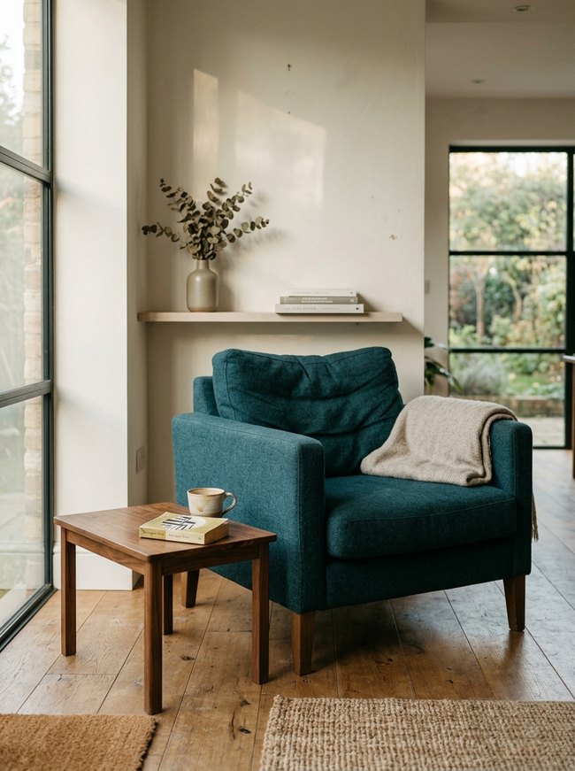 Deep Teal Cushion Lounge