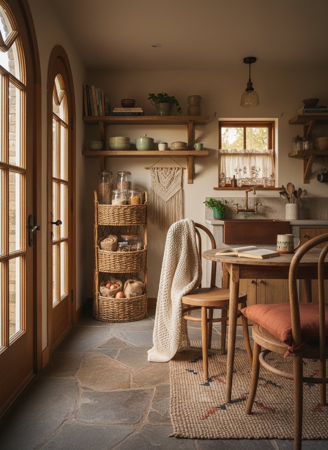 Basket Storage Pantry Corner