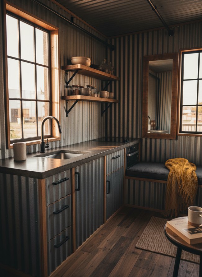 Corrugated Steel Modern