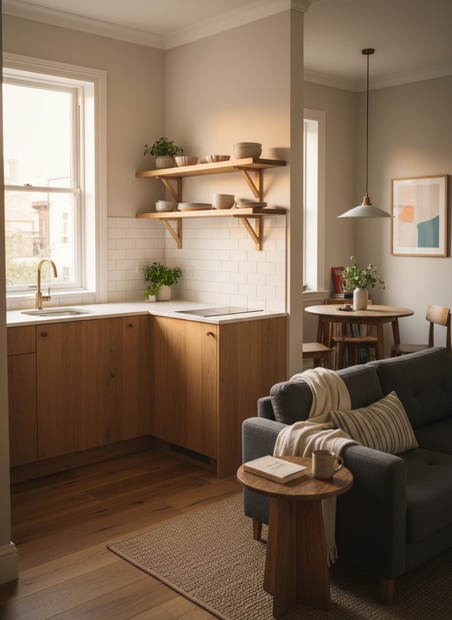 Corner Alcove Kitchen