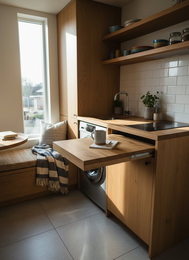 Fold-Out Extension Countertop
