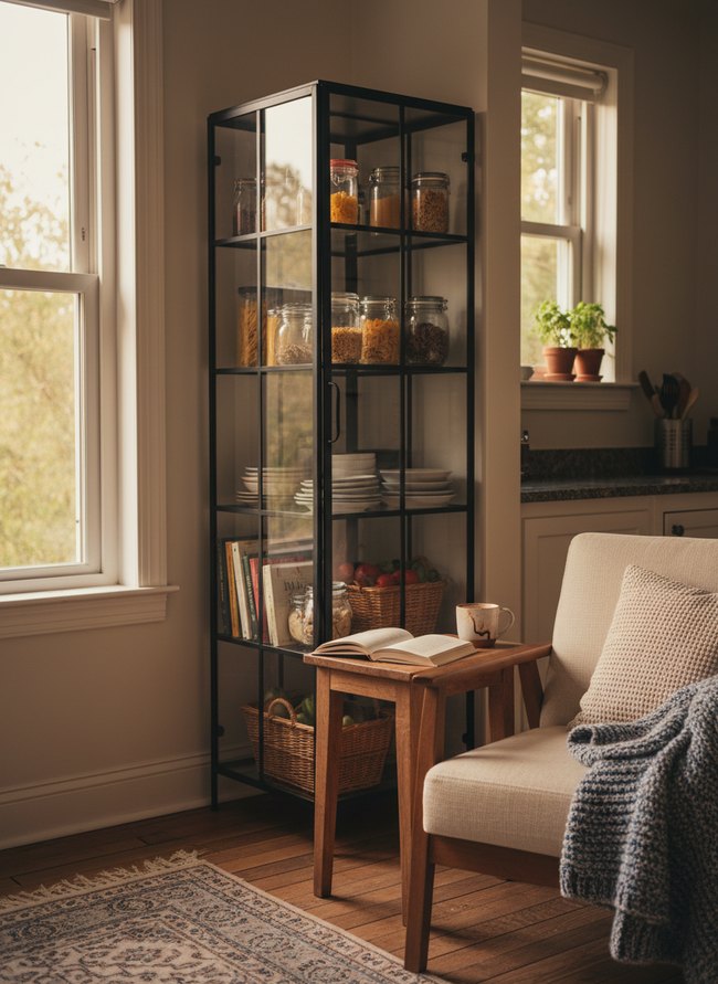 See-Through Glass Pantry