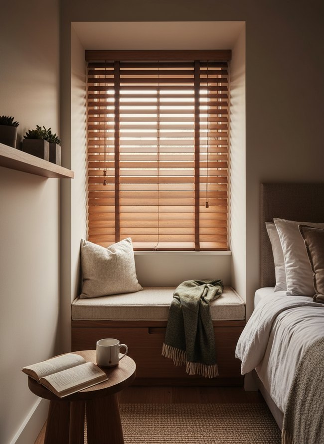 Faux Wood Venetian Blind