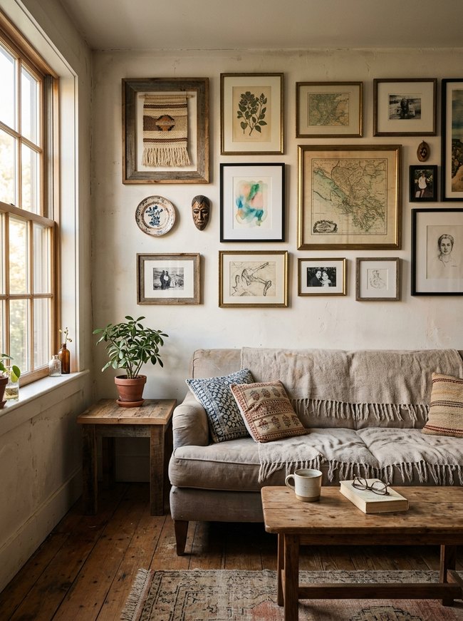 Global Inspired Gallery Wall
