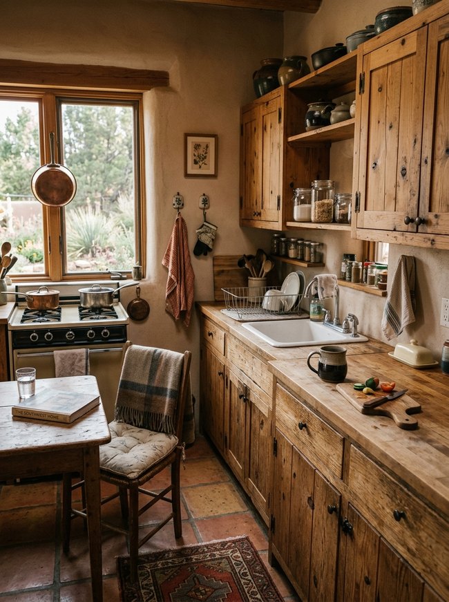 Southwestern Adobe Kitchen