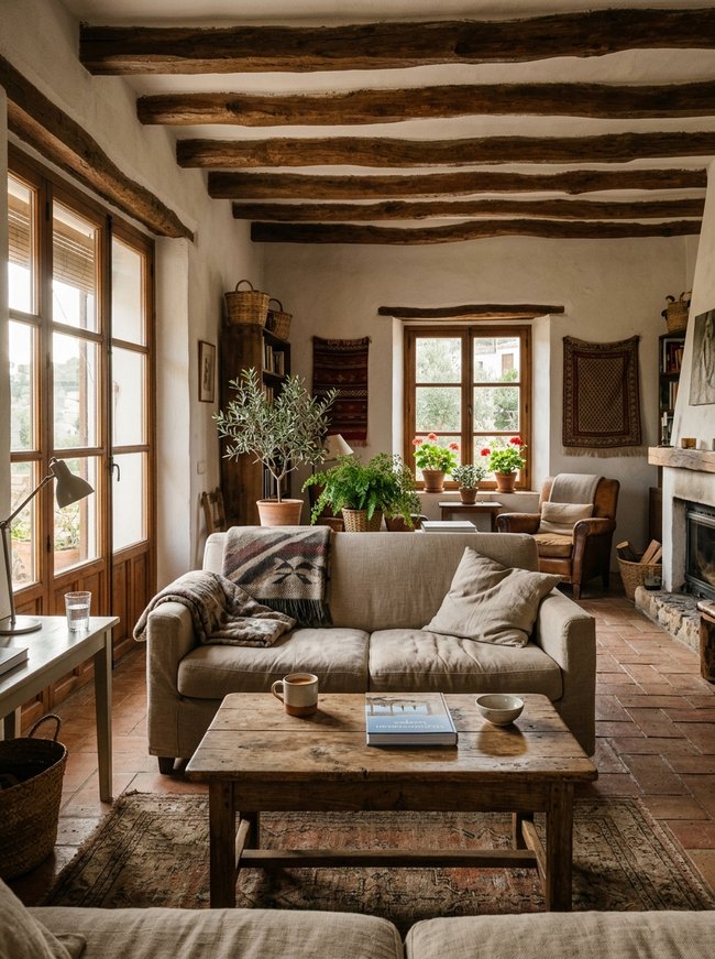 Cypress Beam Ceiling