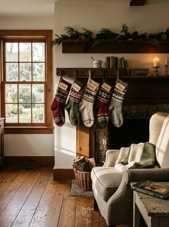 Wall Mounted Stocking Display