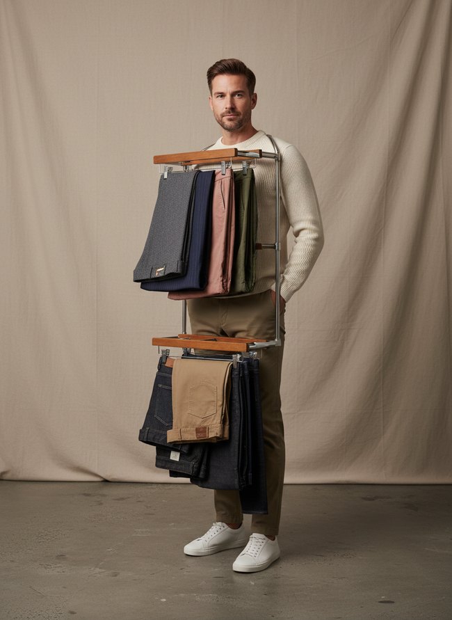 Multi-Tiered Trouser Rack