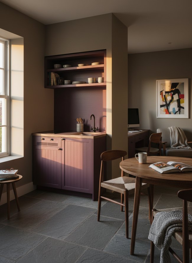 Damson Shade Efficiency Kitchen