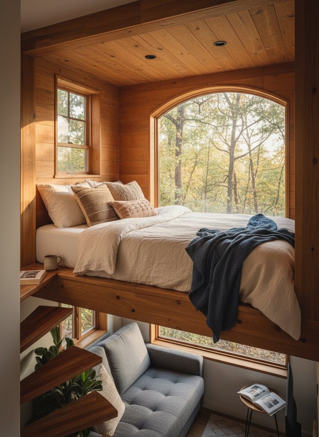 Cantilevered Cozy Corner
