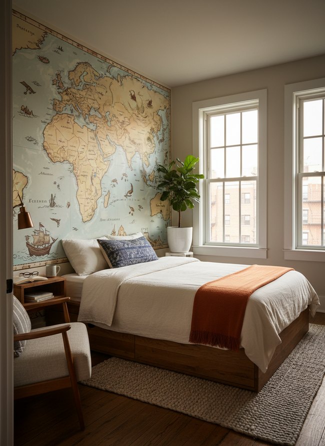 Illustrated Map Mural