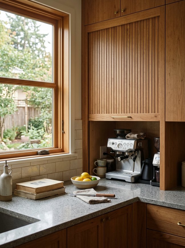 Concealed Appliance Garage