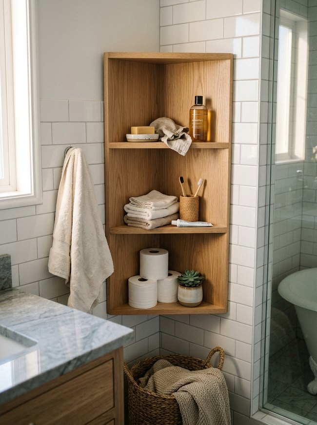Corner Triangle Storage Unit