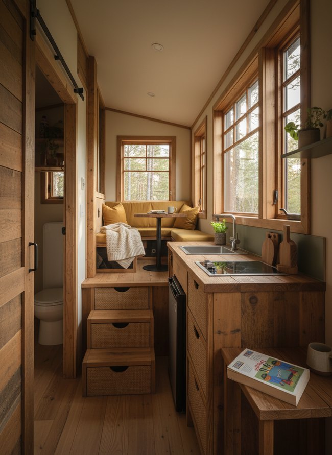 Elevated Platform Kitchen Area