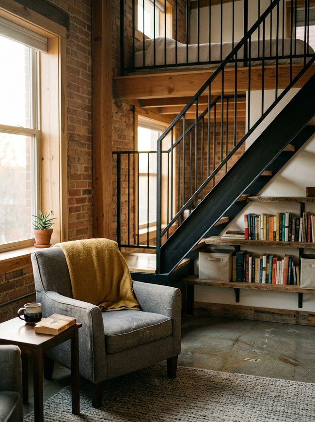 Black Iron Stair Rail
