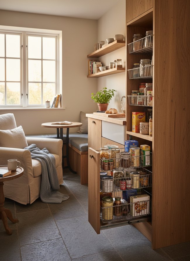 Pull-Down Shelf Pantry