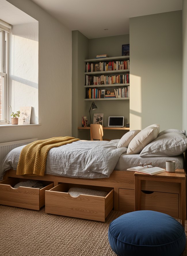 Under-Bed Storage Oasis